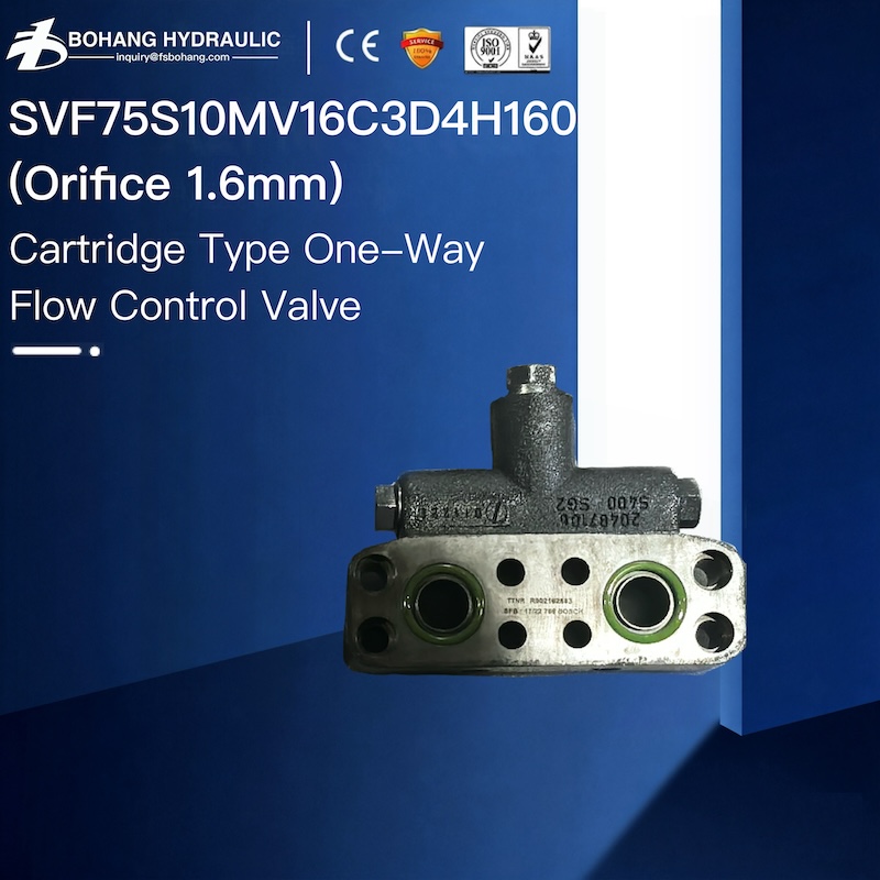 Cartridge Type One-Way Flow Control Valve SV-F-75-S-10-M-V-16-C-3-D4-H16-0